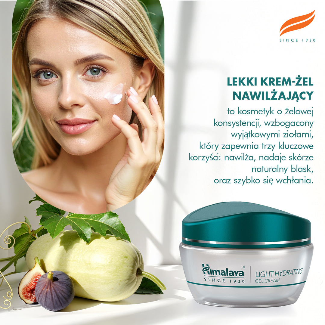 Lekki nawilżający żel-krem