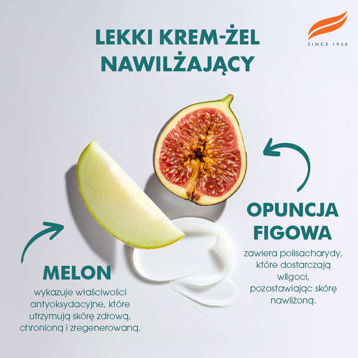 Lekki nawilżający żel-krem
