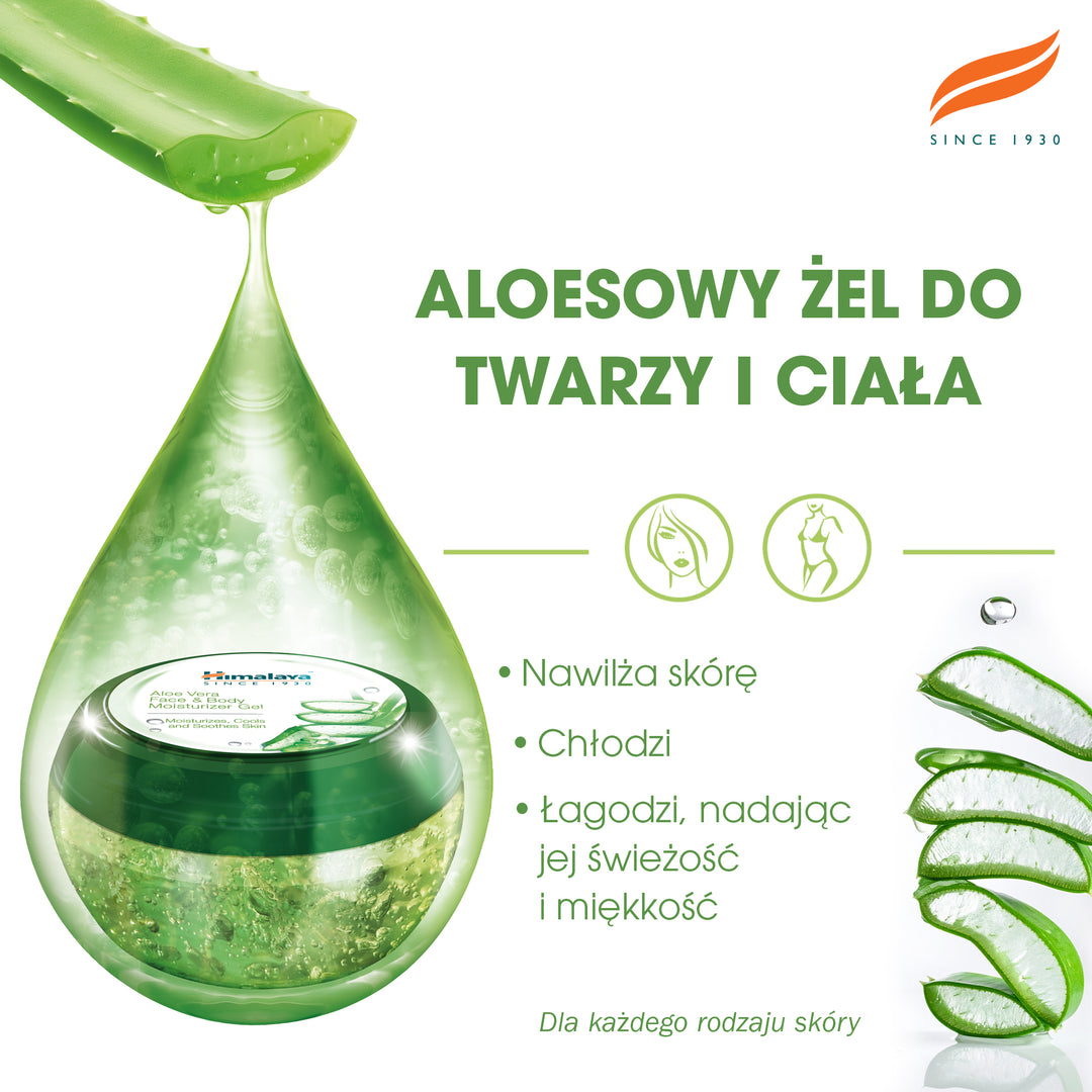 Aloesowy Żel Nawilżający do Twarzy i Ciała
