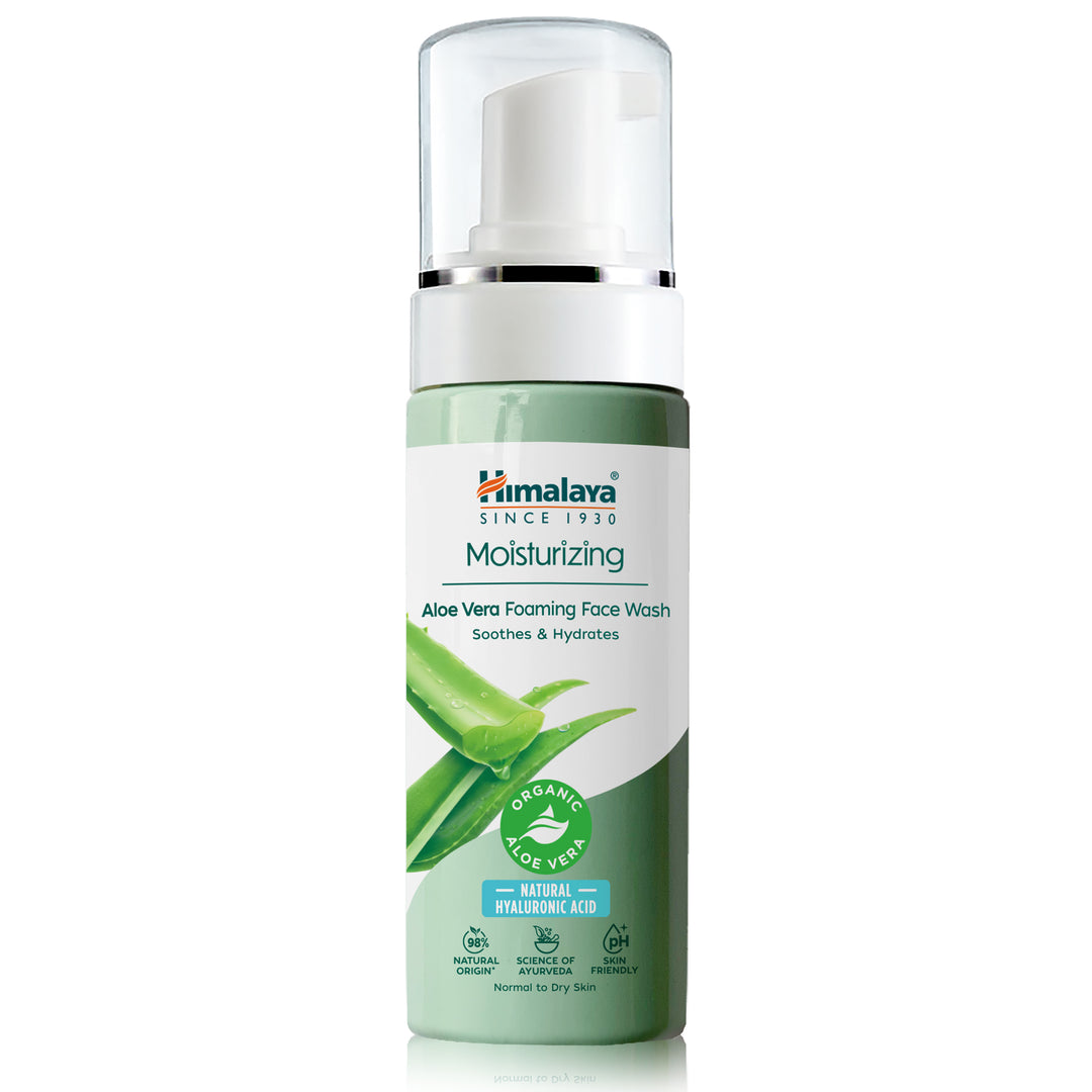 Himalaya Nawilżająca pianka do mycia twarzy z aloesem, 150 ml