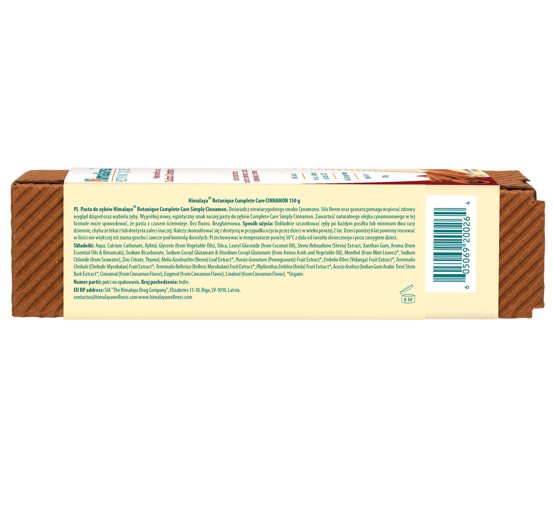 BOTANIQUE Cynamonowa pasta do zębów Complete Care - Simply Cinnamon
