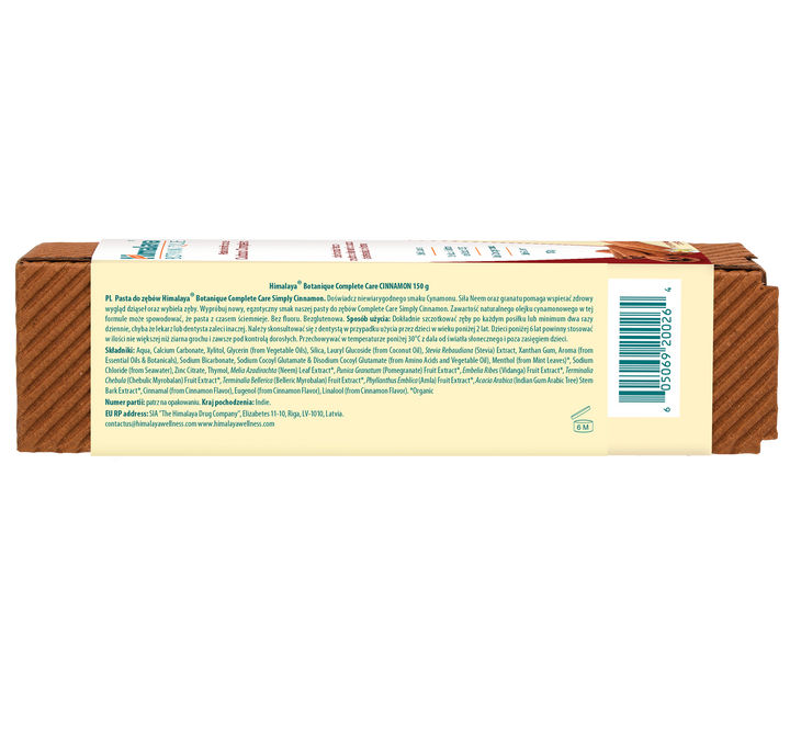 BOTANIQUE Cynamonowa pasta do zębów Complete Care - Simply Cinnamon
