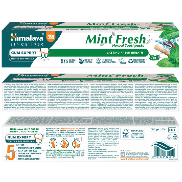 Pasta do zębów Gum Expert - Mint Fresh - 75 ml