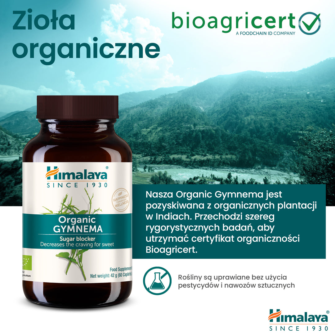 Himalaya Organic Gymnema 60 compresse