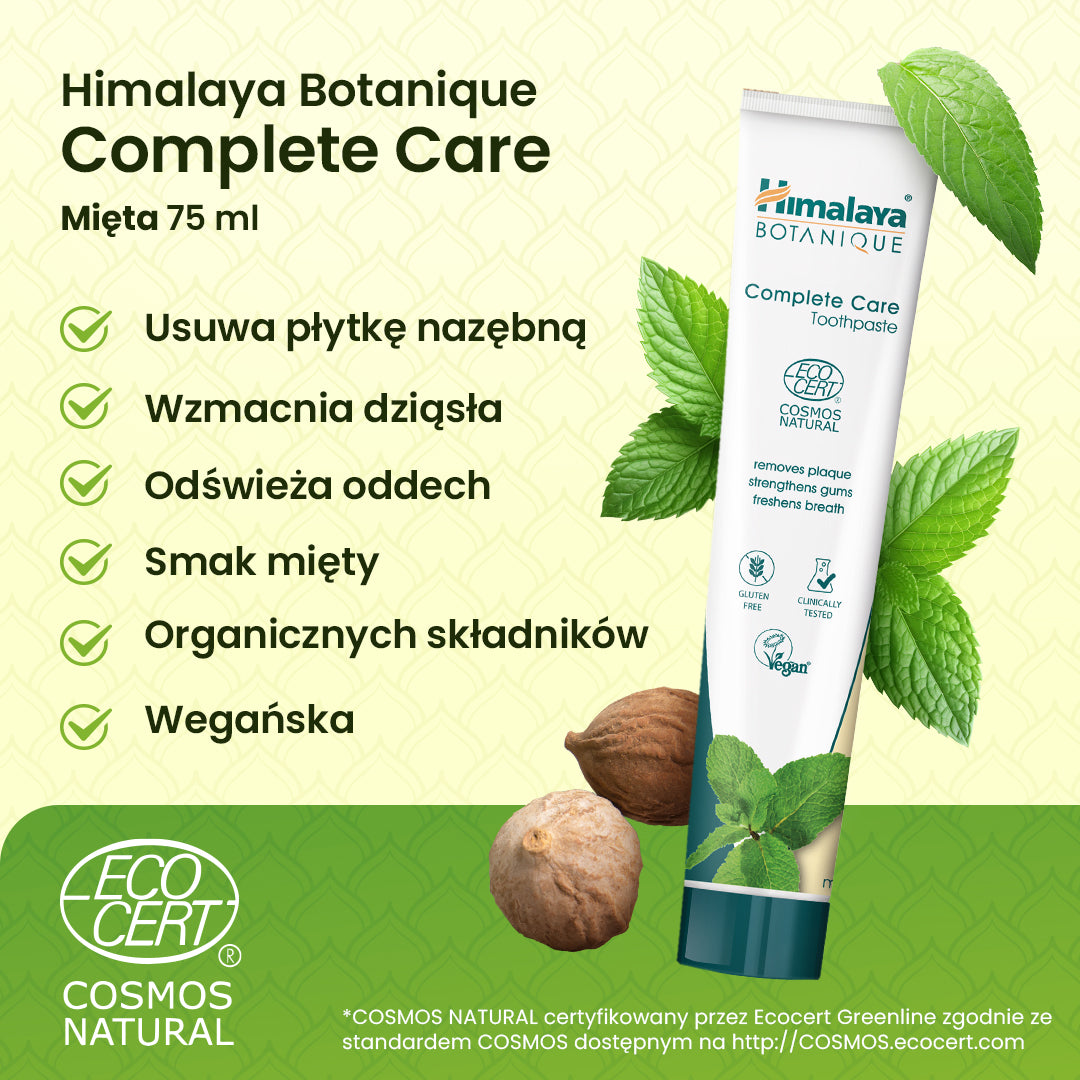 Himalaya Botanique Pasta do zębów Complete Care - Mięta 75 ml