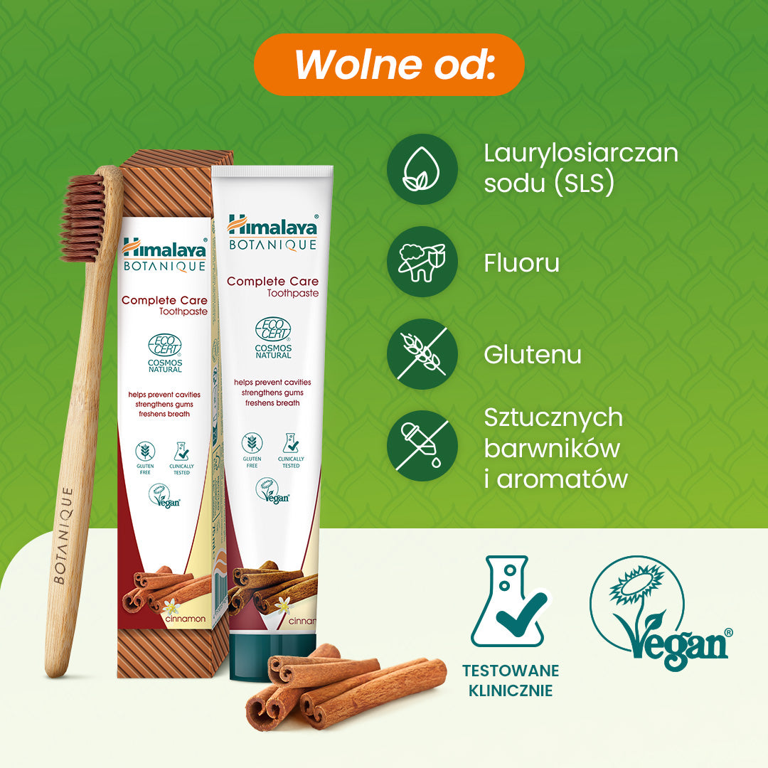 Himalaya Botanique Cynamonowa pasta do zębów Complete Care - 75 ml