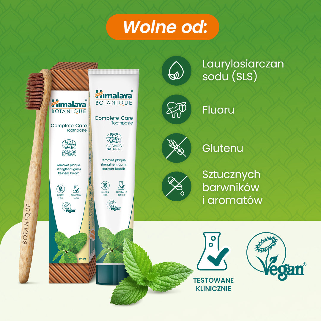 Himalaya Botanique Pasta do zębów Complete Care - Mięta 75 ml