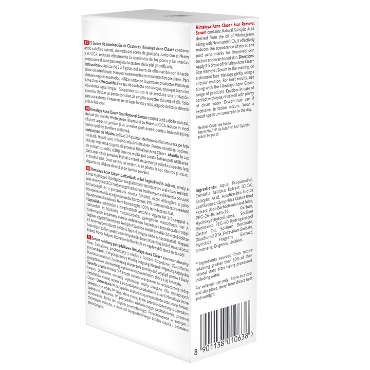 Himalaya Acne Clear+ Serum do usuwania blizn