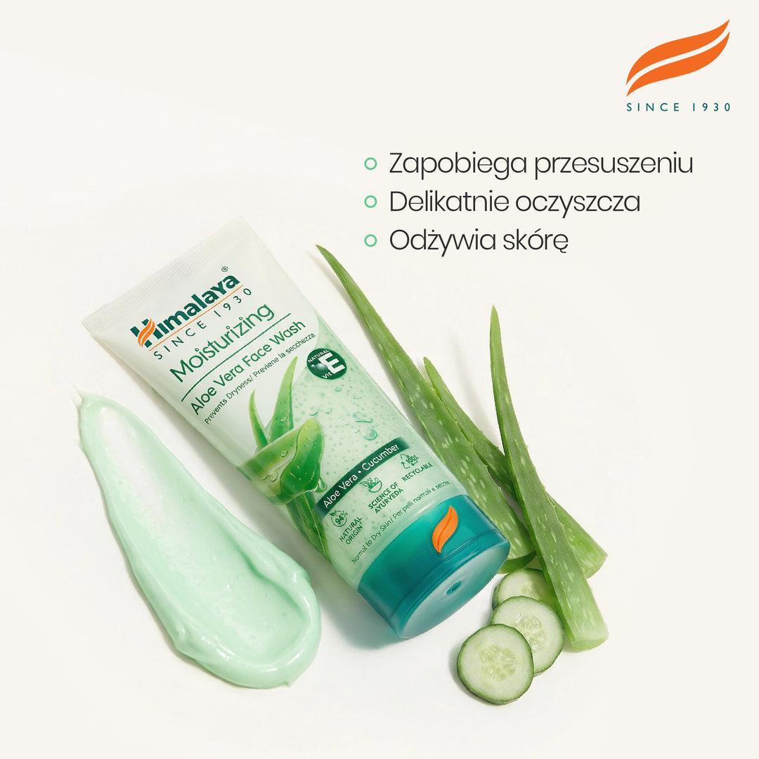 HIMALAYA NAWILŻAJĄCY ŻEL DO MYCIA TWARZY Z ALOESEM 150ML