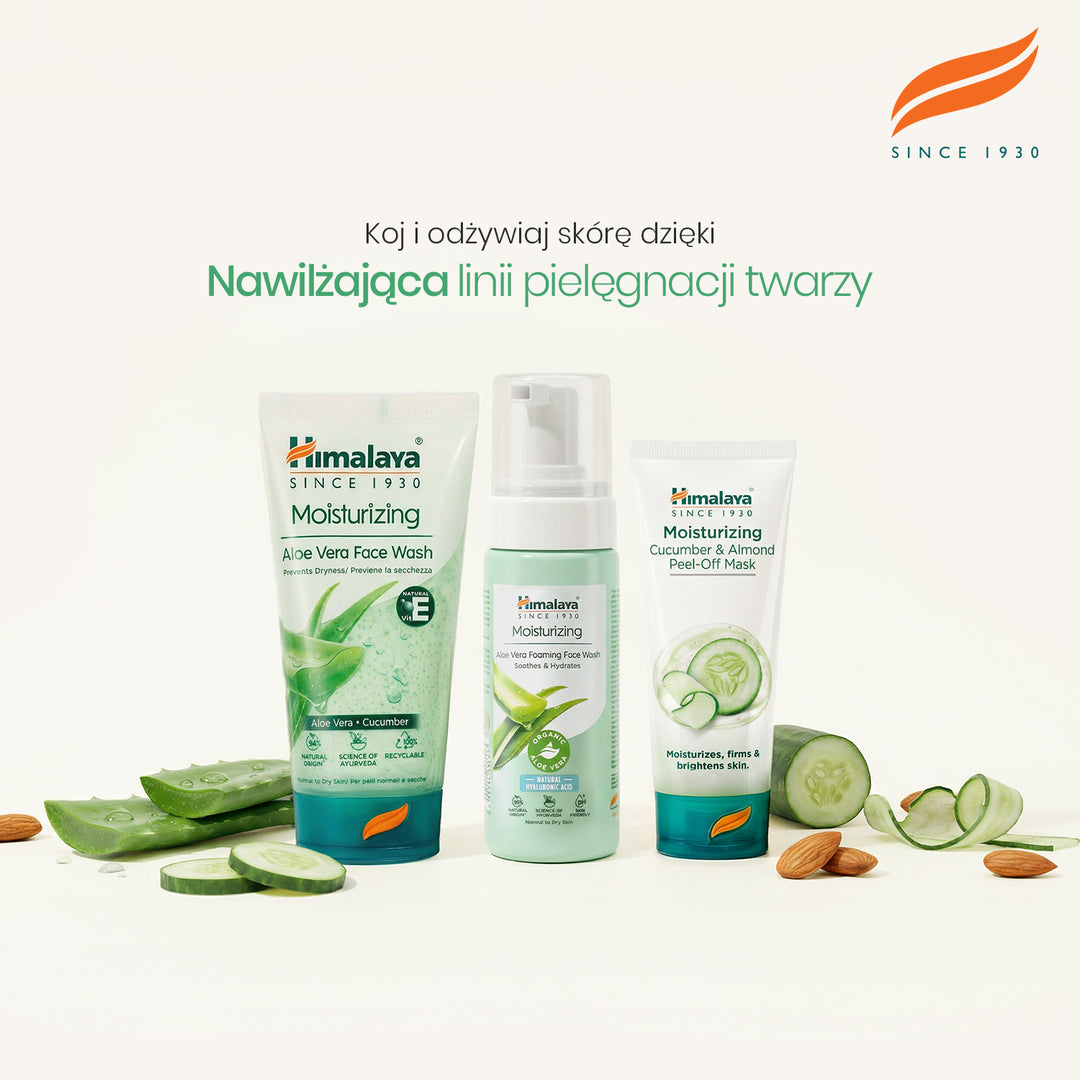 Himalaya Nawilżająca pianka do mycia twarzy z aloesem, 150 ml