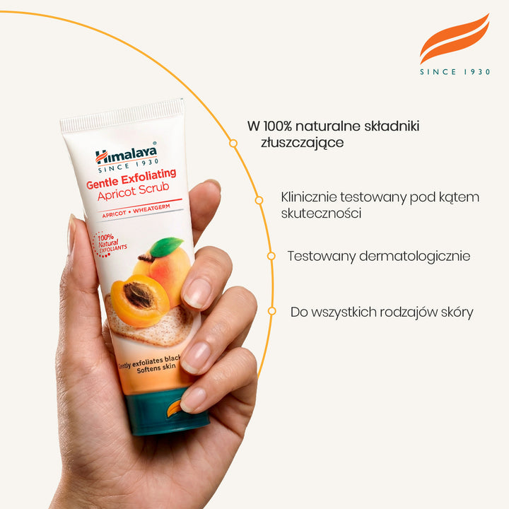 Delikatnie złuszczający morelowy peeling