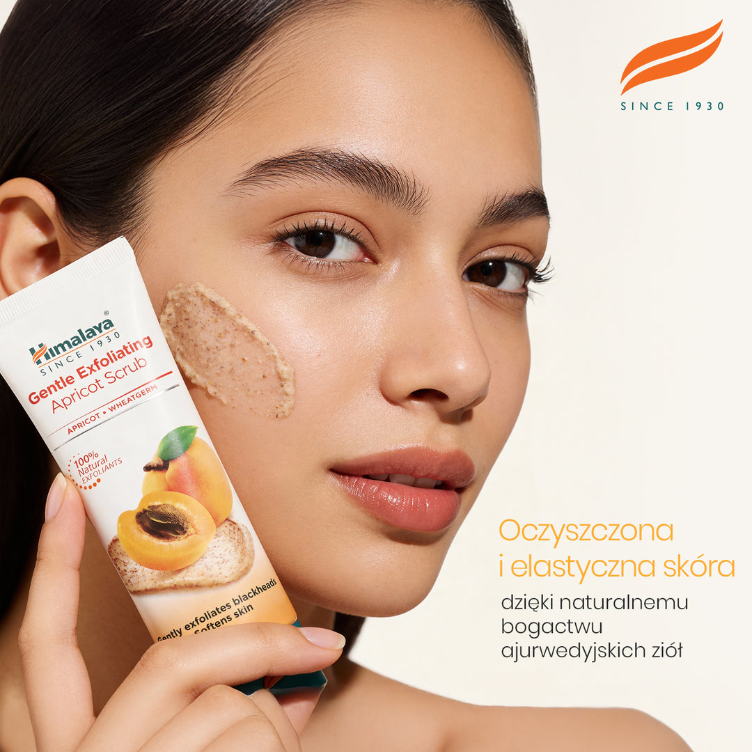 Delikatnie złuszczający morelowy peeling