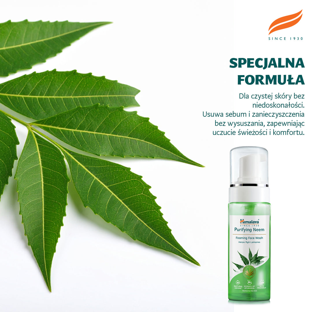 Pianka do mycia twarzy Neem przeciw niedoskonałościom