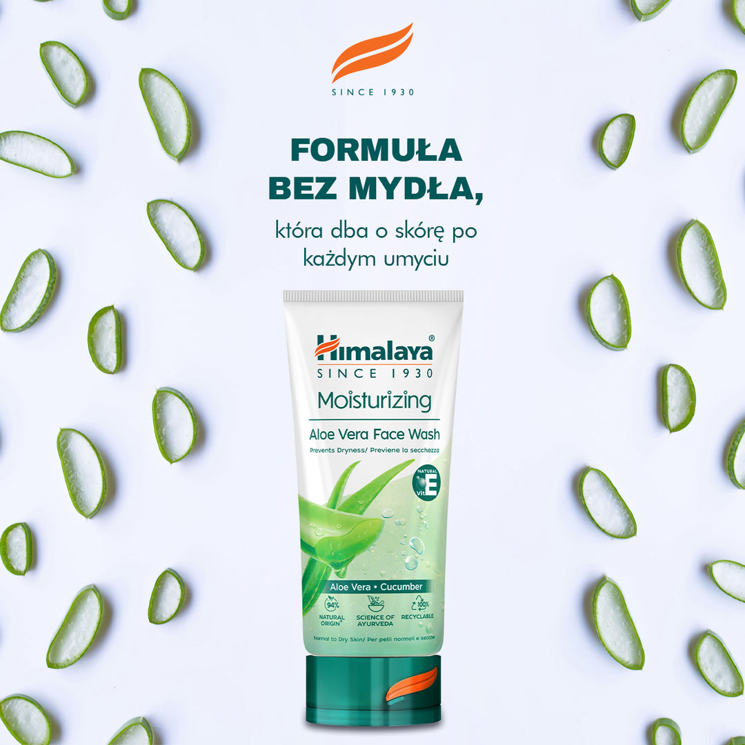 HIMALAYA NAWILŻAJĄCY ŻEL DO MYCIA TWARZY Z ALOESEM 150ML