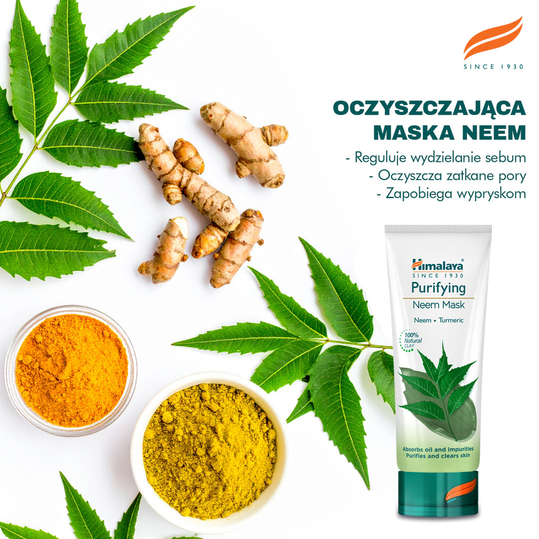 Oczyszczająca maska Neem