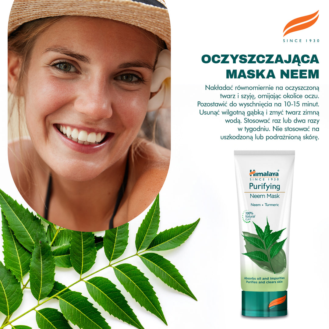 Oczyszczająca maska Neem