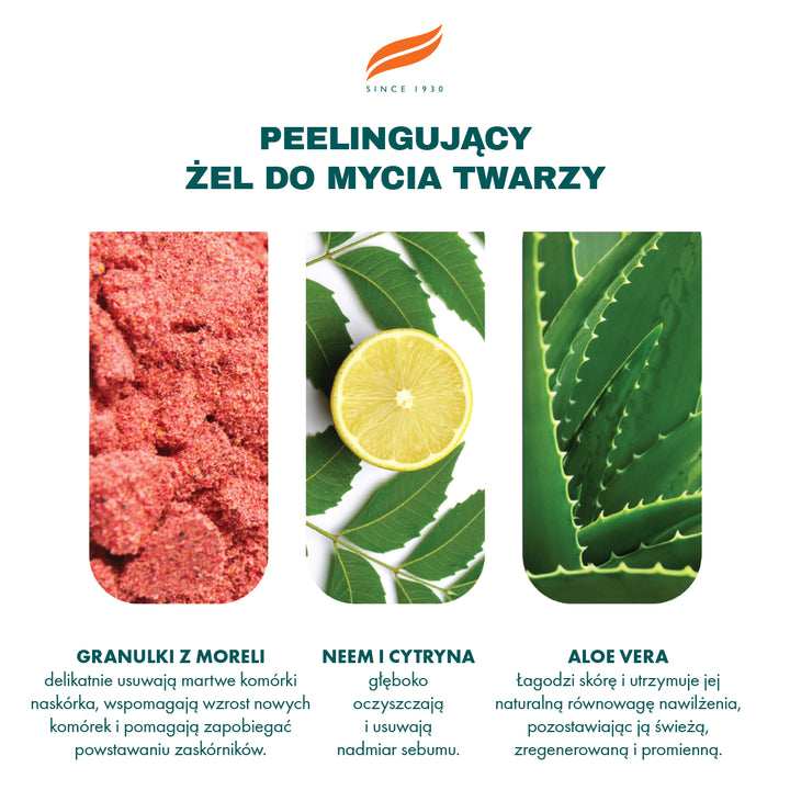 Delikatnie złuszczający żel do mycia twarzy z mikrogranulkami