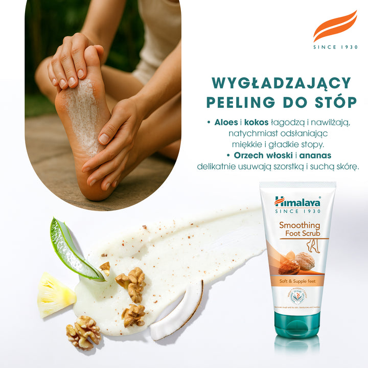 Wygładzający peeling do stóp