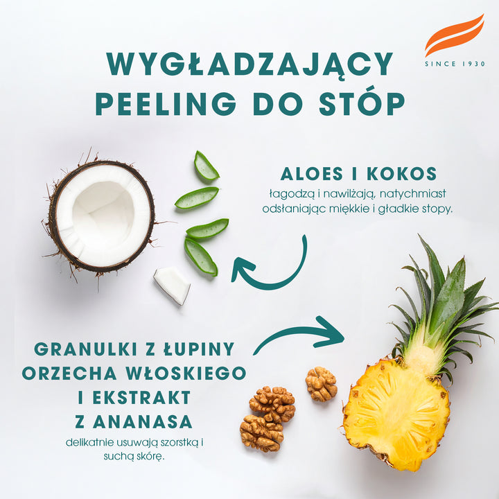 Wygładzający peeling do stóp