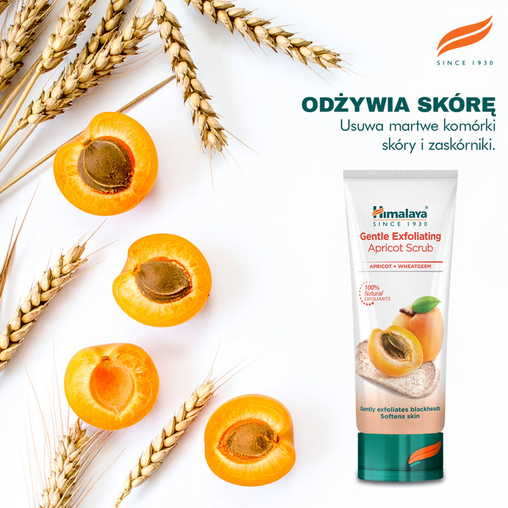 Delikatnie złuszczający morelowy peeling