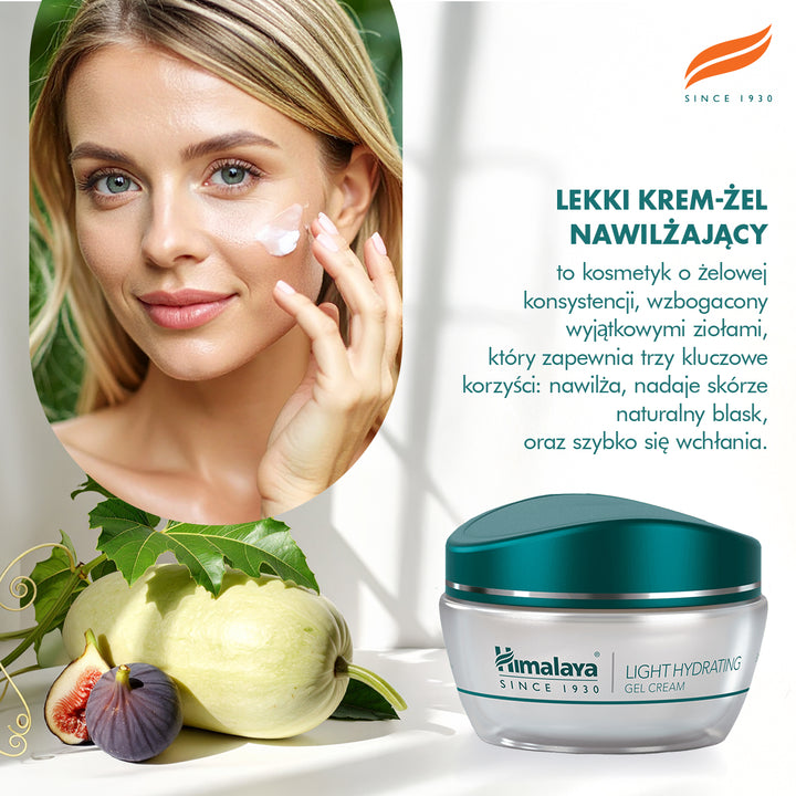 Lekki nawilżający żel-krem