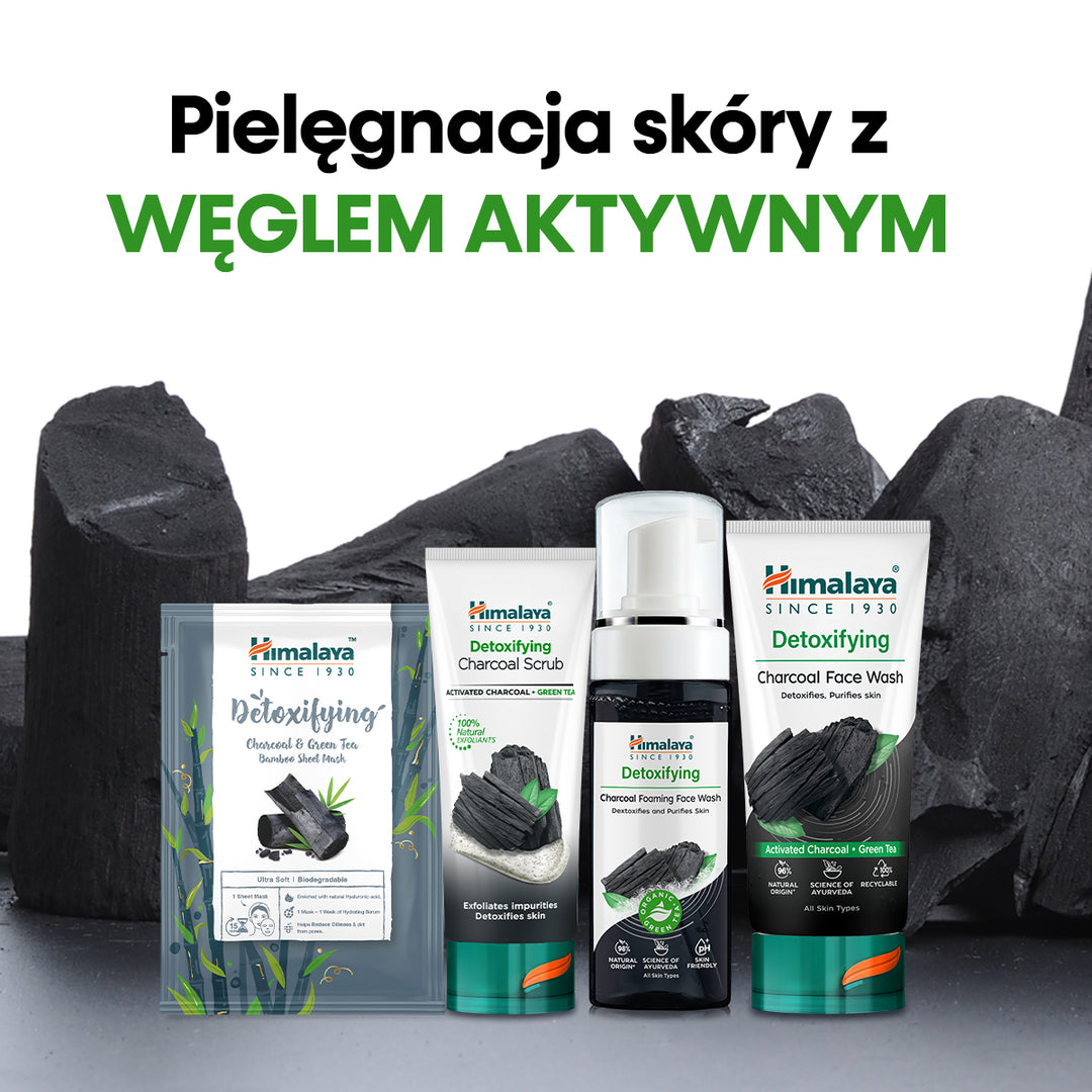 Detoksykujący Żel do Mycia Twarzy z Aktywnym Węglem i Zieloną Herbatą 150 ml