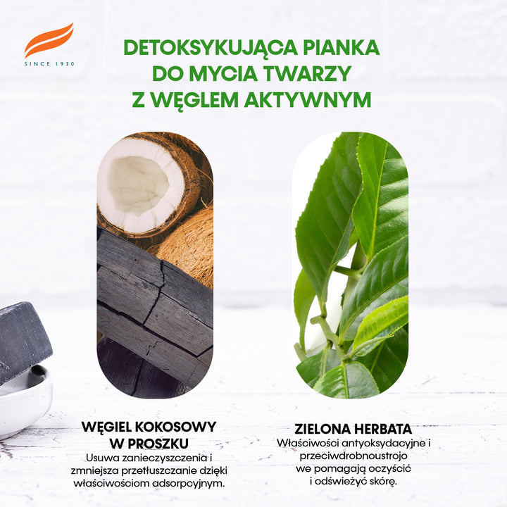 HIMALAYA DETOKSYKUJĄCA PIANKA DO MYCIA TWARZY Z WĘGLEM AKTYWNYM 150ML