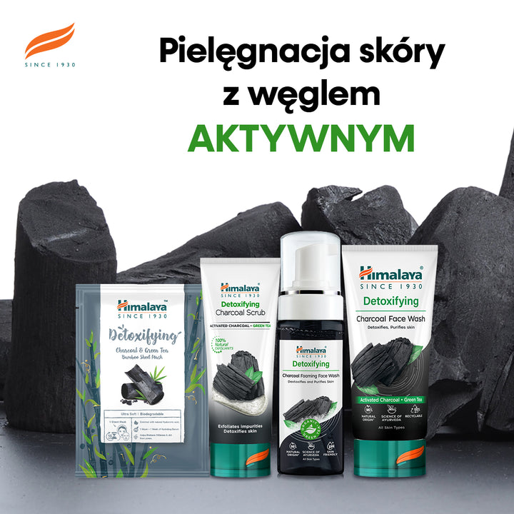 HIMALAYA DETOKSYKUJĄCA PIANKA DO MYCIA TWARZY Z WĘGLEM AKTYWNYM 150ML