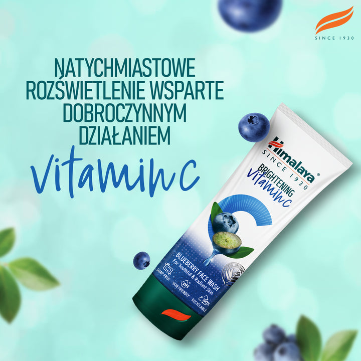 Himalaya Jagodowy Żel do mycia twarzy z Witaminą C - 100 ml