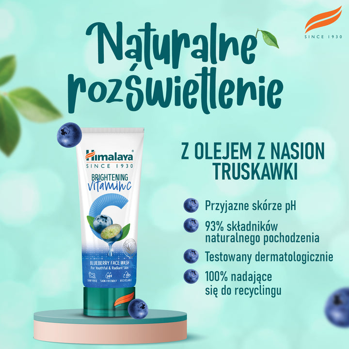Himalaya Jagodowy Żel do mycia twarzy z Witaminą C - 100 ml