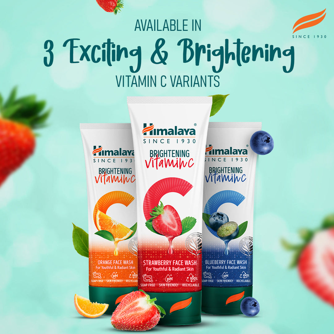 Himalaya Truskawkowy Żel do mycia twarzy z Witaminą C - 100 ml