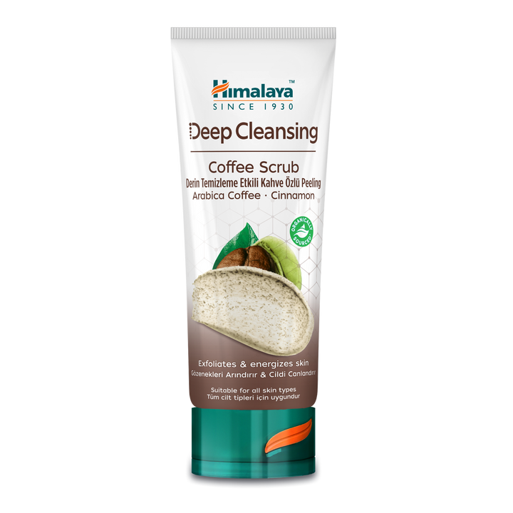 Himalaya Głęboko oczyszczający kawowy peeling do twarzy 75 ml
