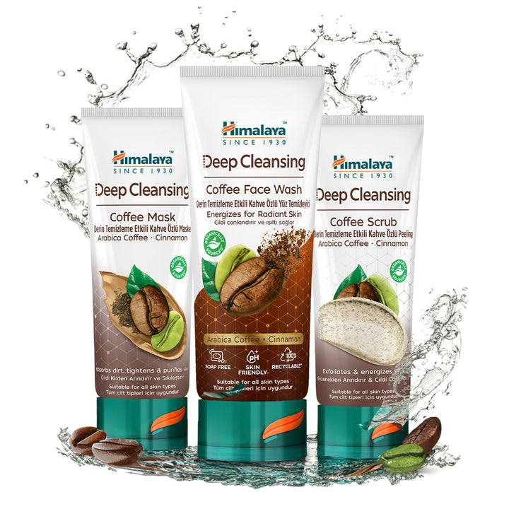 Himalaya Głęboko oczyszczający kawowy peeling do twarzy 75 ml