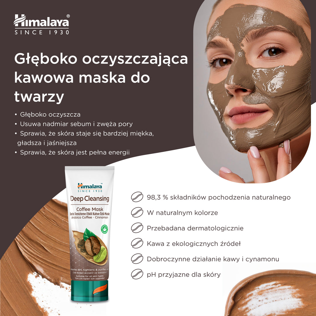 Himalaya Deep Cleansing Coffee Face Mask - 75ml