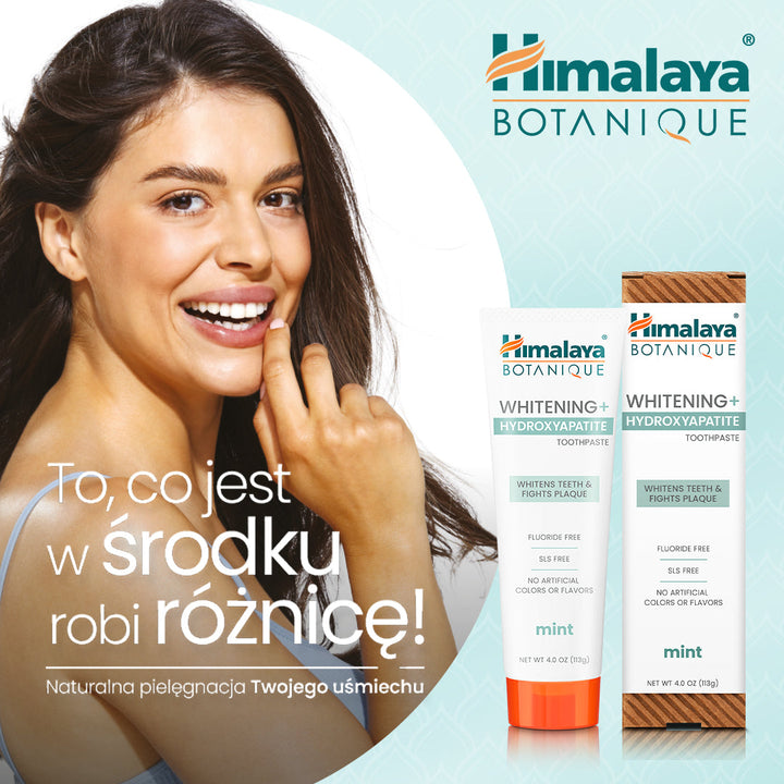 🎁 Himalaya Botanique Wybielająca pasta do zębów z hydroksyapatytem - 113g (100% off)