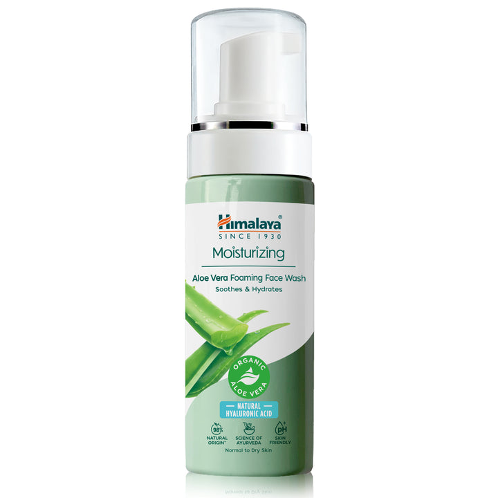 Himalaya Nawilżająca pianka do mycia twarzy z aloesem, 150 ml