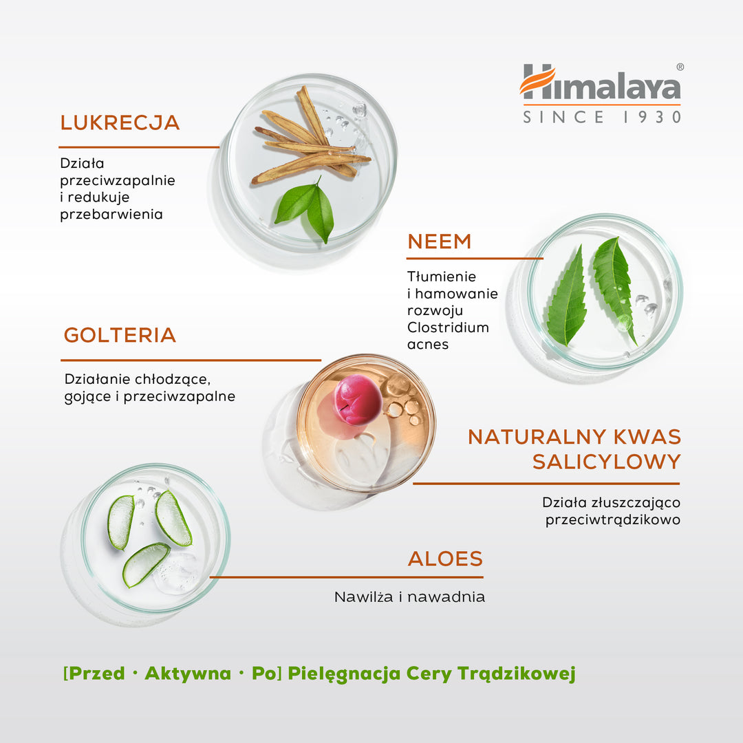 Himalaya Acne Clear+ Żel nawilżający