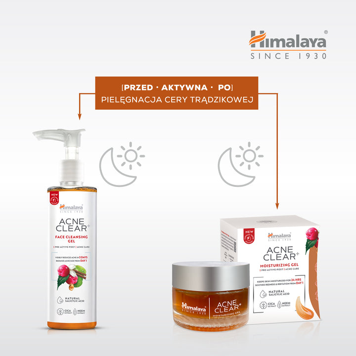 Himalaya Acne Clear+ Żel nawilżający