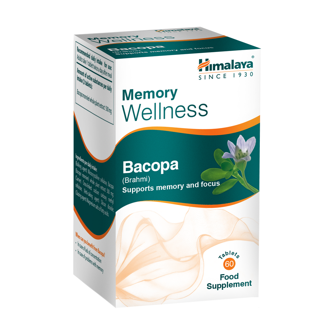 Himalaya Memory Wellness Bacopa (Brahmi) - 60 Tabletki