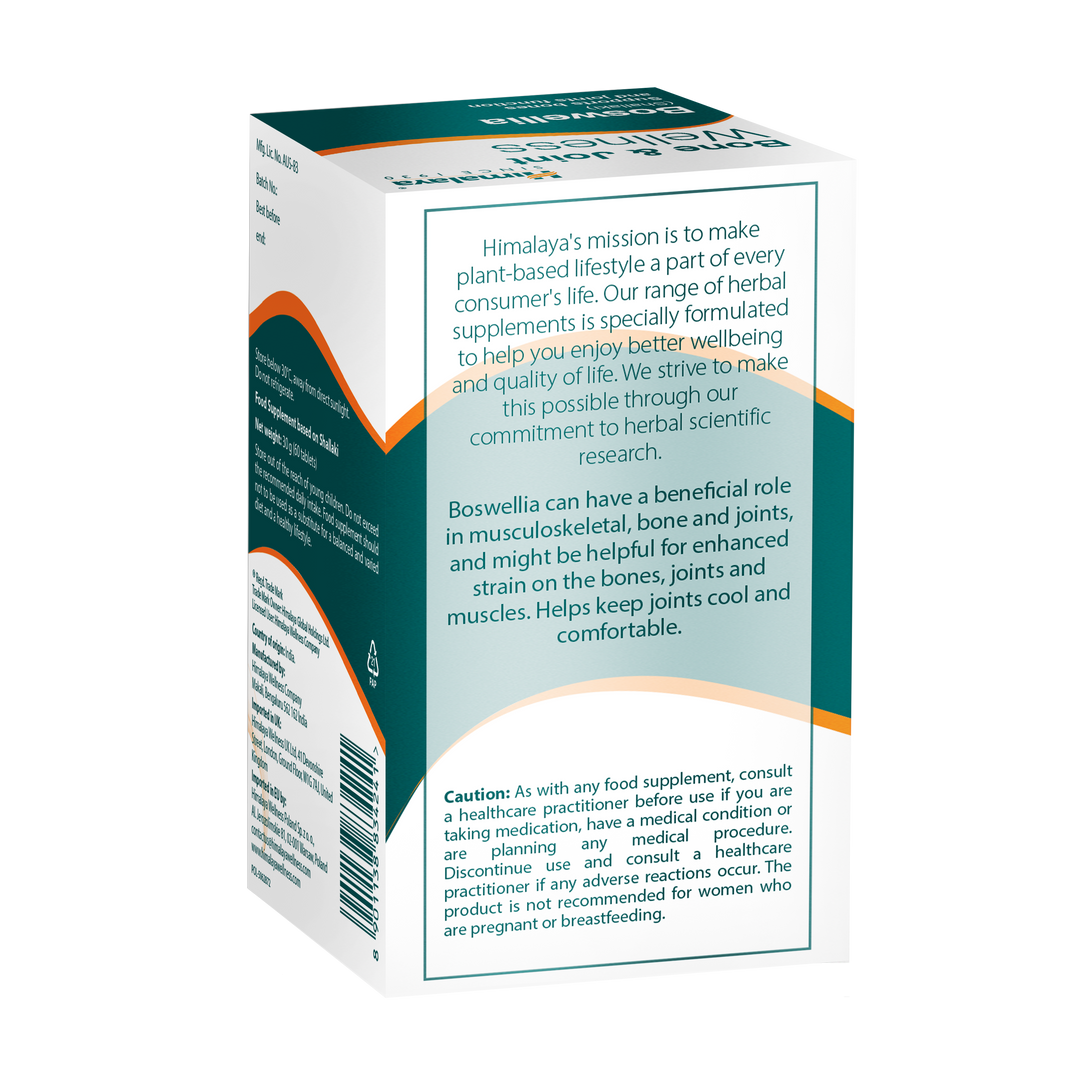 Himalaya Bone & Joint Wellness Boswellia - 60 Tabletki