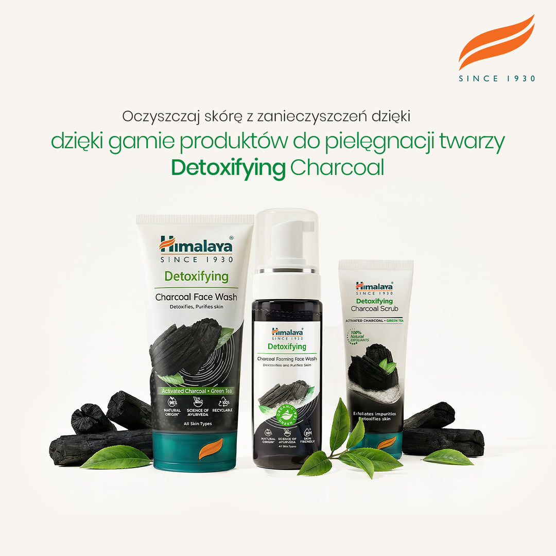 HIMALAYA DETOKSYKUJĄCA PIANKA DO MYCIA TWARZY Z WĘGLEM AKTYWNYM 150ML
