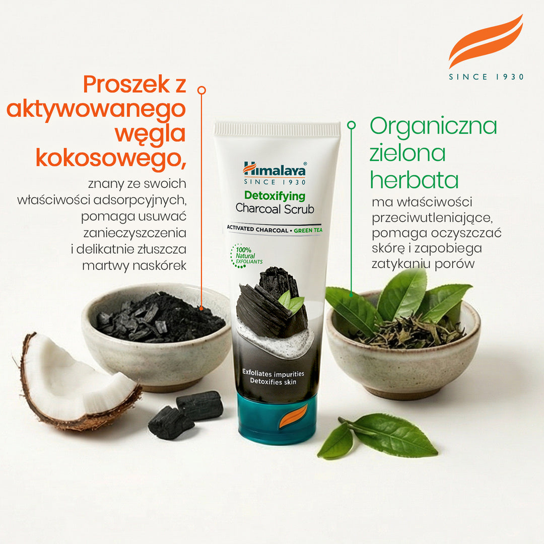 Detoksykacyjny peeling węglowy (Charcoal Scrub)