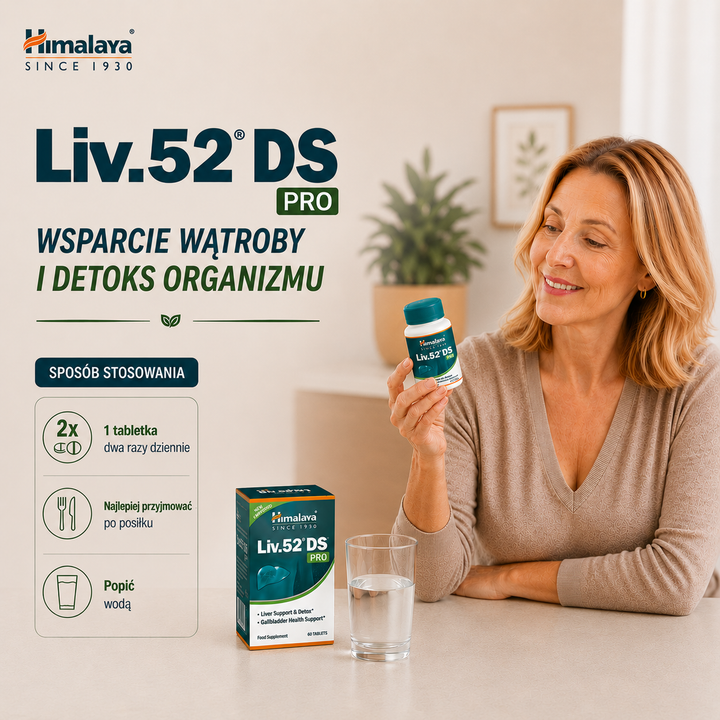 Liv.52 DS PRO - 60 Tabletek