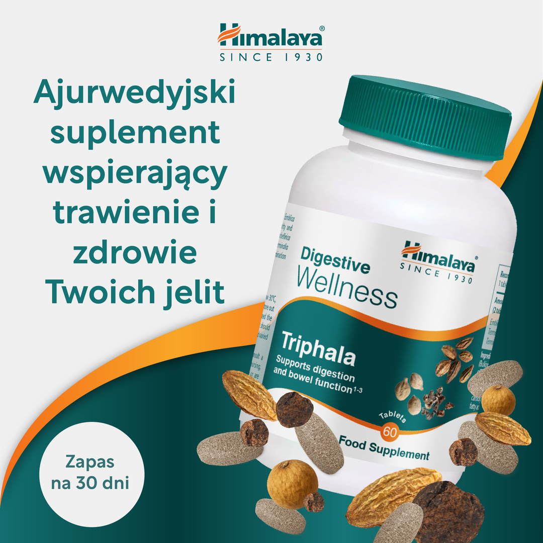 Himalaya Digestive Wellness Triphala - 60 tabletki