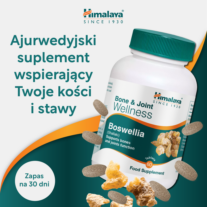 Himalaya Bone &amp; Joint Wellness Boswellia - 60 tabletek