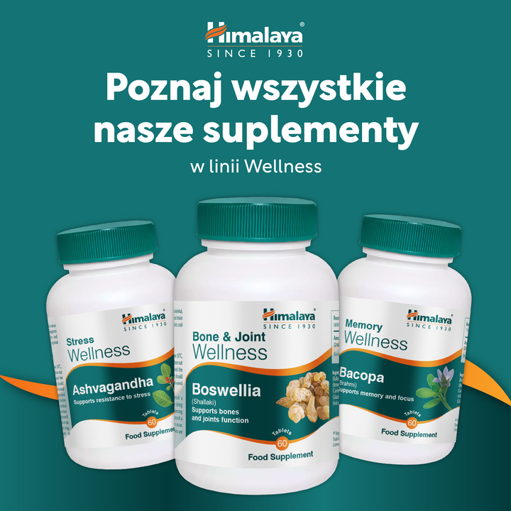 Himalaya Bone &amp; Joint Wellness Boswellia - 60 tabletek