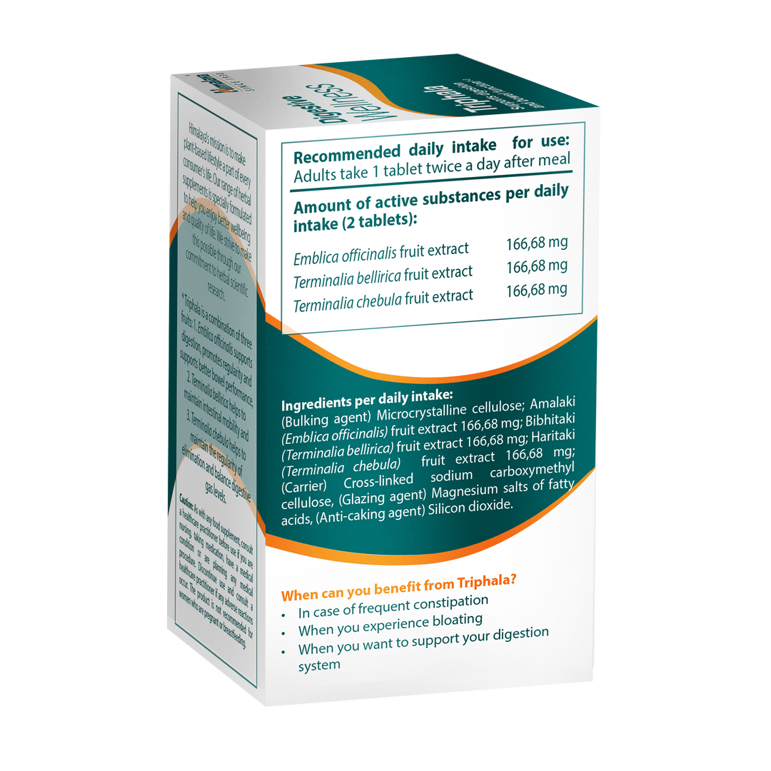 Himalaya Digestive Wellness Triphala - 60 tabletki