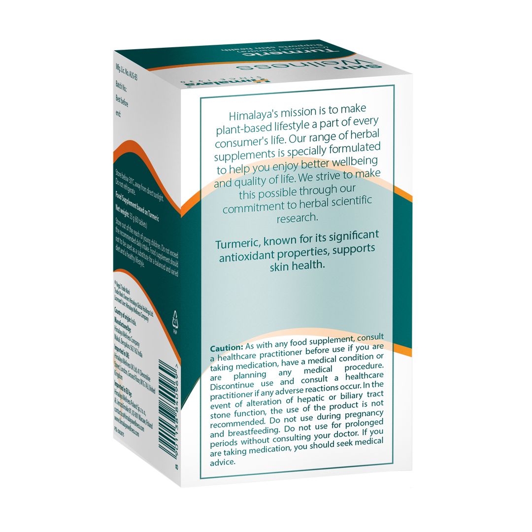Himalaya Skin Wellness Kurkuma  - 60 Tabletki