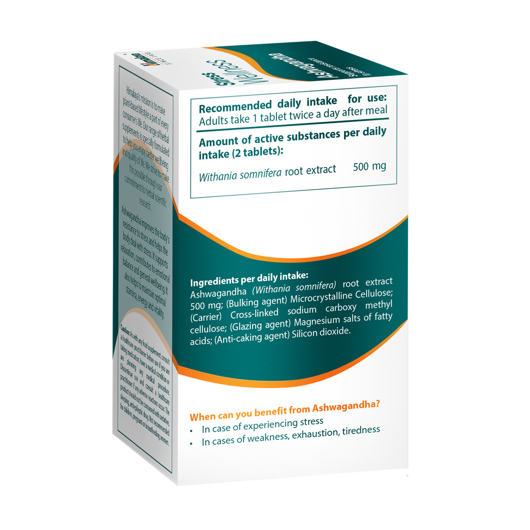 Himalaya Stress Wellness Ashwagandha - 60 Tabletki