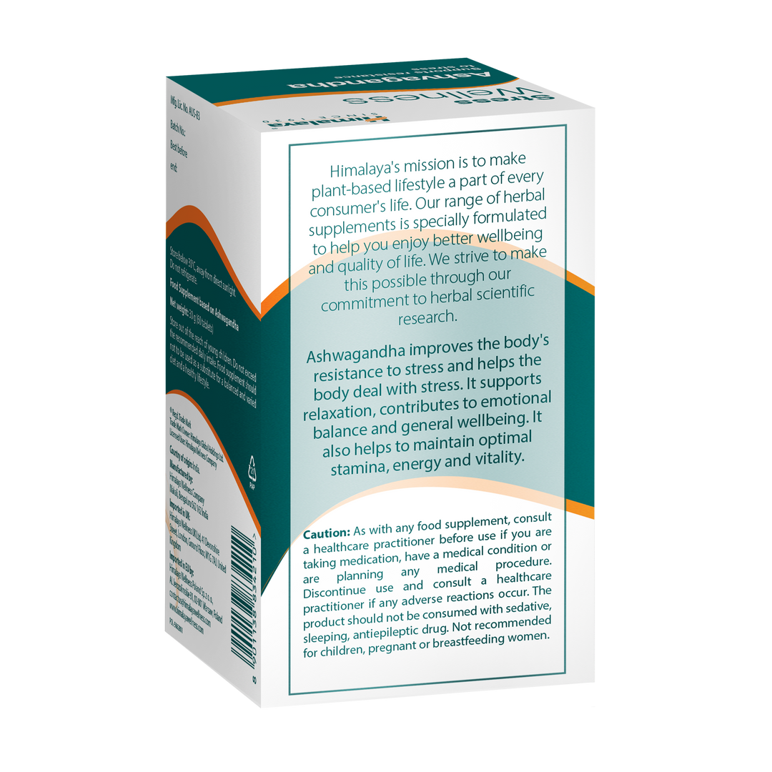 Himalaya Stress Wellness Ashwagandha - 60 Tabletki